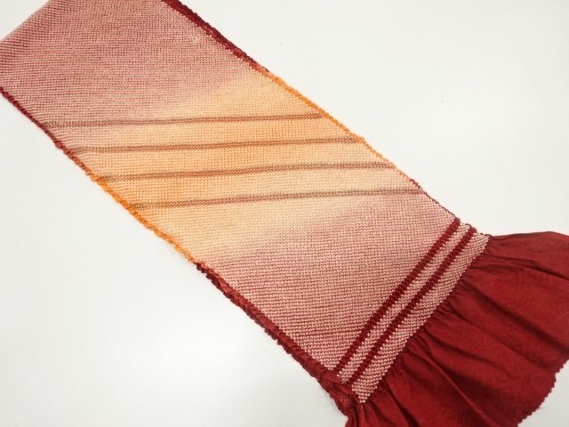 JAPANESE KIMONO / OBIAGE FOR FURISODE / SHIBORI / SILK